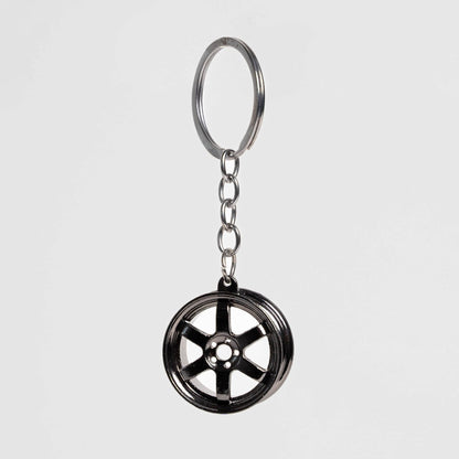 Volk Racing Keychain Grey