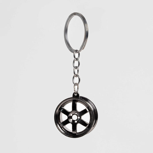 Volk Racing Keychain Grey