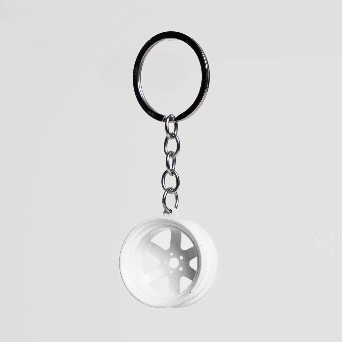 Volk Racing Keychain White