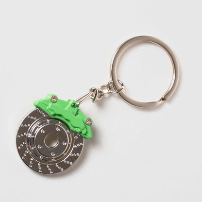 Brake Caliper Keychain Green