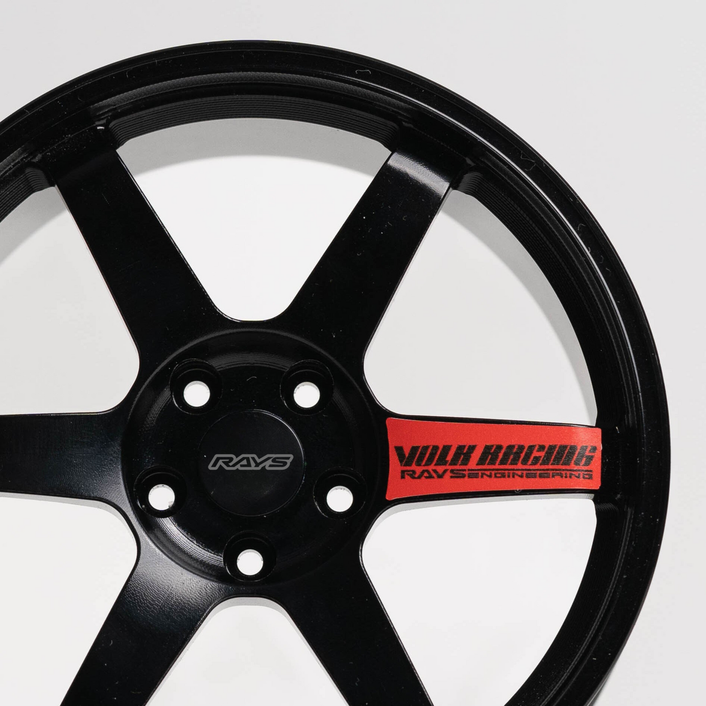 RAYS TE37 Volk Racing Black & Red Edition